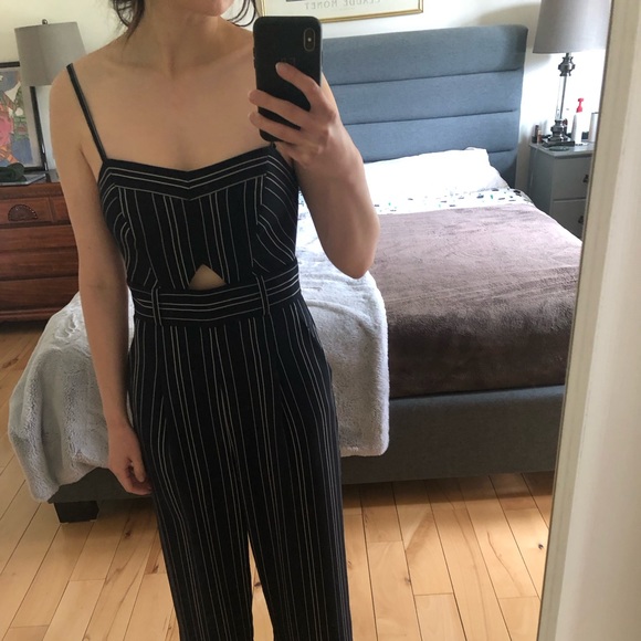 Ever New striped Cut Out Jumpsuit - Picture 2 of 11